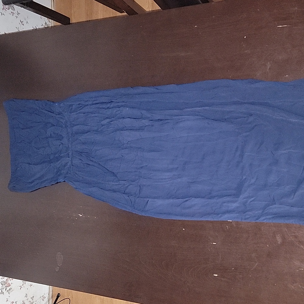 Graham & Spencer Navy Sleeveless Maxi with Slit Dress